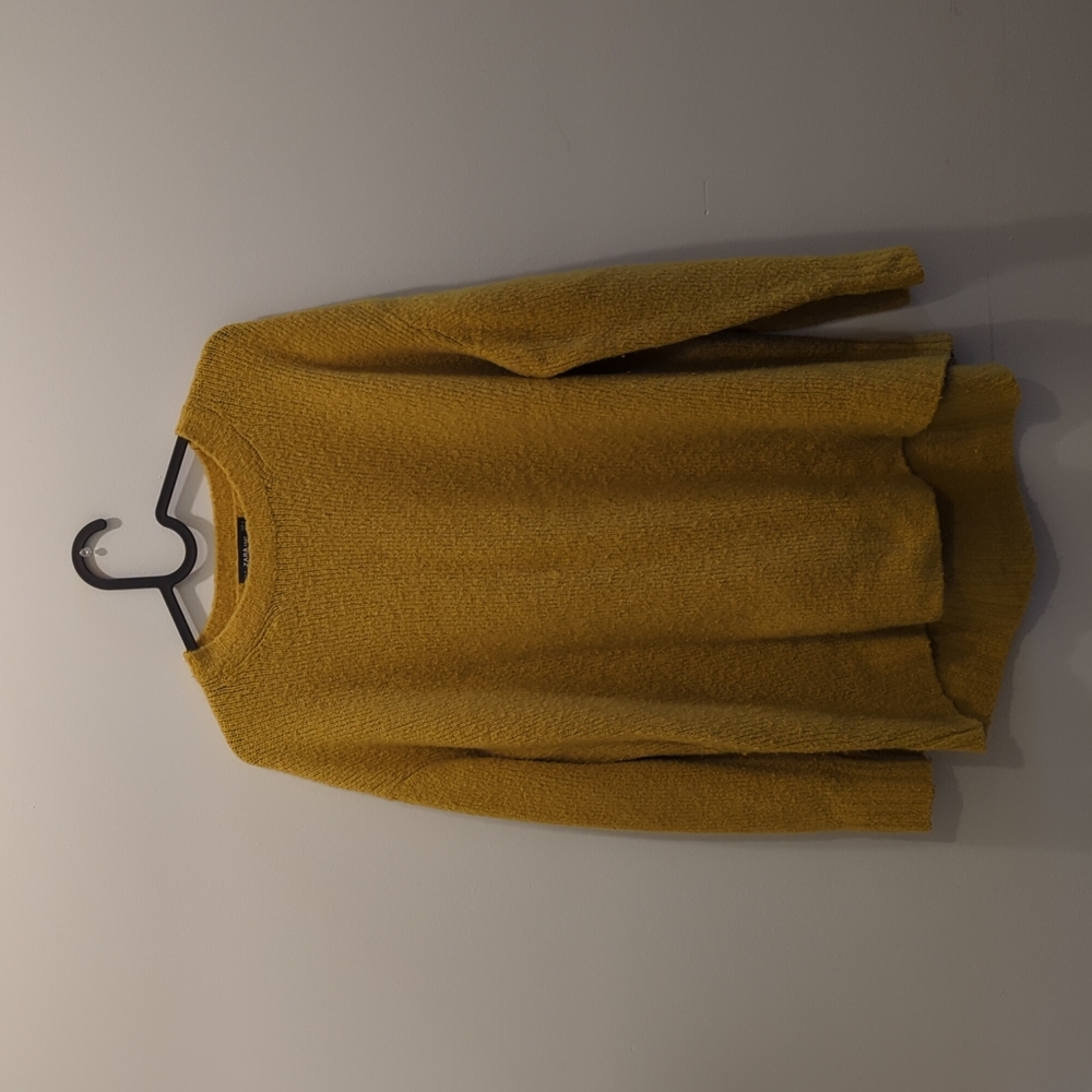 Mustard sweater from zara